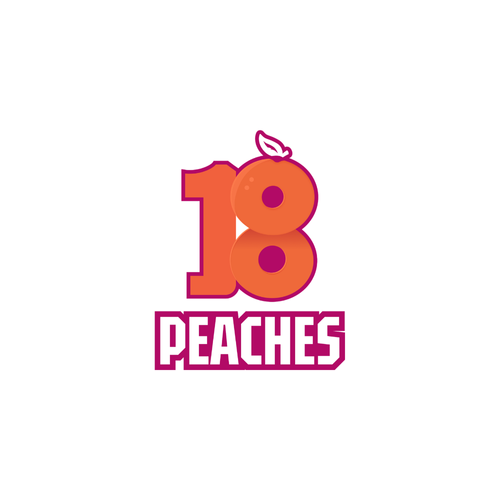 18Peaches logo