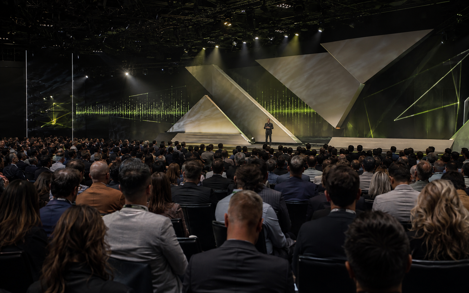 Global industry conference audience